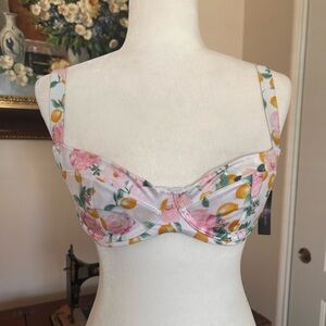 Victoria’s Secret SWIM Floral & Citrus Underwire Bikini Top